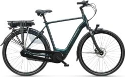 Batavus Finez E-go Active Plus N7 2023 -Aanbiedingen Fiets Wielen Winkel finez e go active plus heren jagergroen